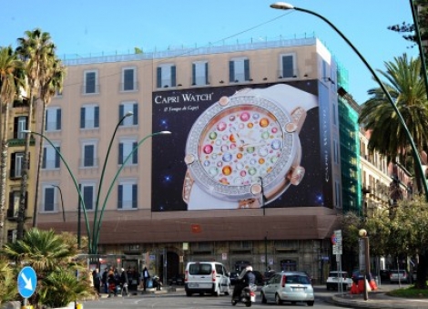 Capri Watch: a Napoli il più grande maxi impianto mai realizzato in Campania